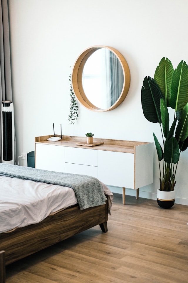 Warm rental interior